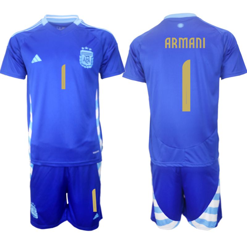 Men 2024-2025 Season Argentina away blue 1 Soccer Jersey
